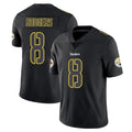 Mdoa P.Steelers #8 Aaron Rodgers Player Black Impact Limited Home Game Stitched Jerseys