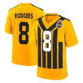 Mdoa P.Steelers #8 Aaron Rodgers Player Gold Limited 1933 Throwback Home Game Stitched Jerseys