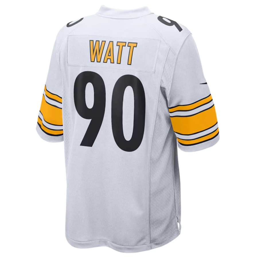 Mdoa P.Steelers #90 T.J. Watt Player White Game Stitched Jerseys