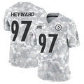 Mdoa P.Steelers #97 Cameron Heyward Player Arctic Camo Salute to Service Limited Stitched Jerseys