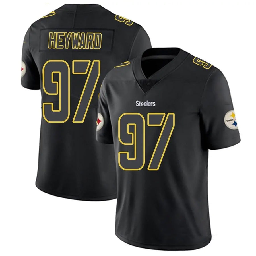 Mdoa P.Steelers #97 Cameron Heyward Player Black Impact Limited Stitched Jerseys