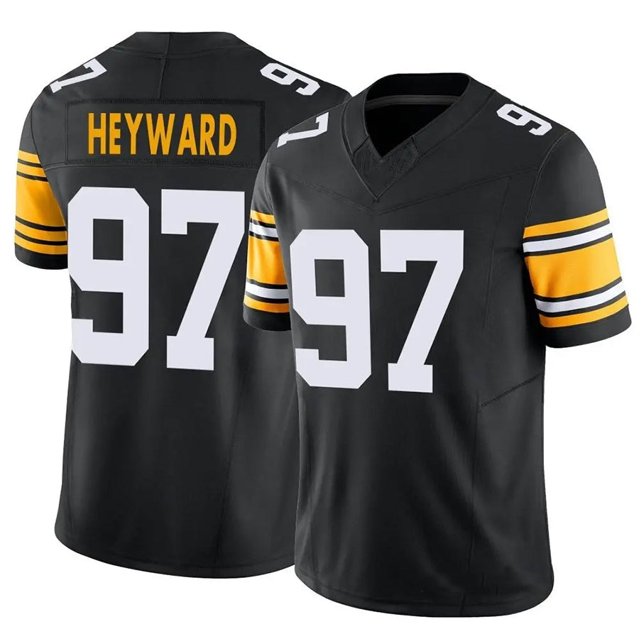 Mdoa P.Steelers #97 Cameron Heyward Player Black Vapor F.U.S.E. Limited Stitched Jerseys
