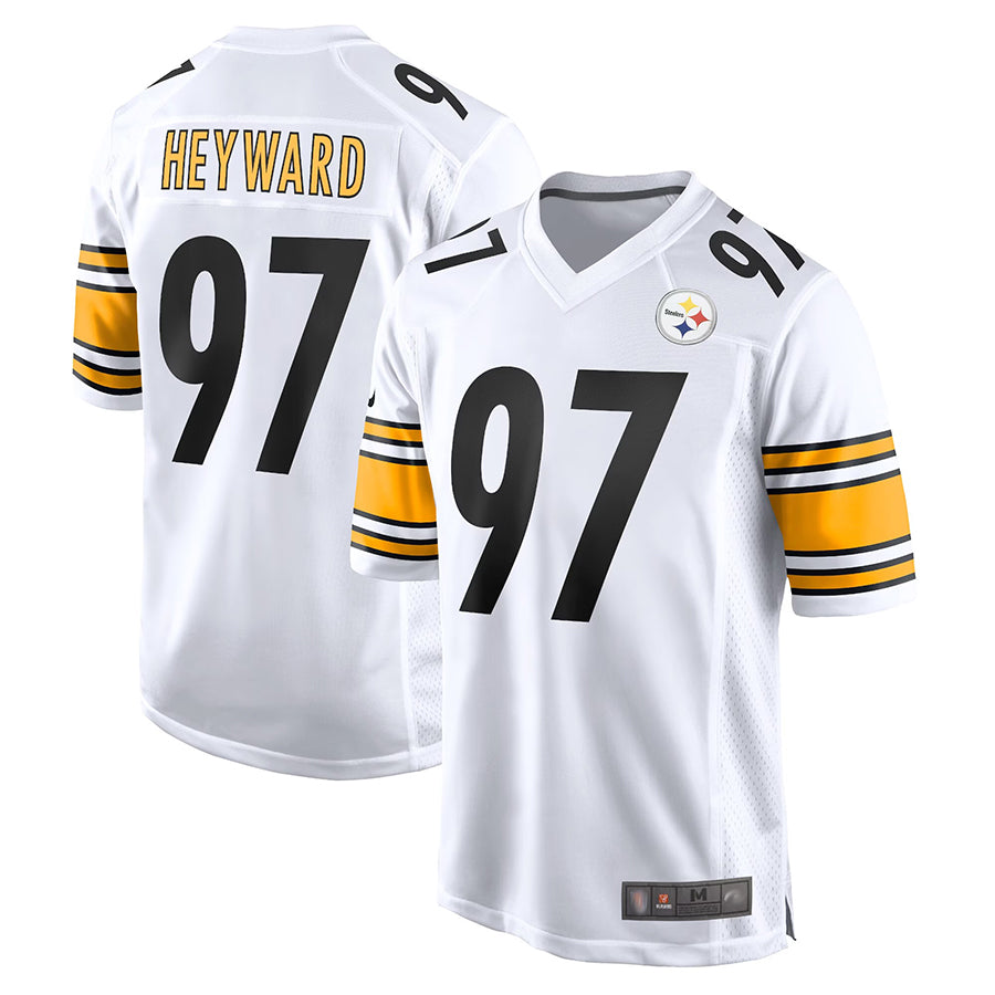 Mdoa P.Steelers #97 Cameron Heyward Player White Home Game Stitched Jerseys