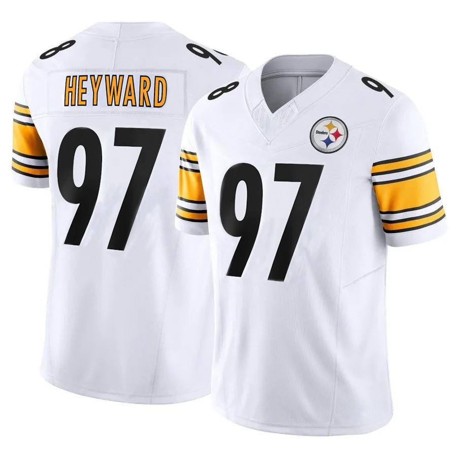 Mdoa P.Steelers #97 Cameron Heyward Player White Vapor F.U.S.E. Limited Stitched Jerseys