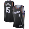 Mdoa P.Suns #15 Devin Booker Black Swingman Jerseys - Statement Edition