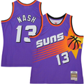 Mdoa P.Sunss #13 Steve Nash Mitchell & Ness Purple Hardwood Classics 1996-1997 Tropical Swingman Jerseys