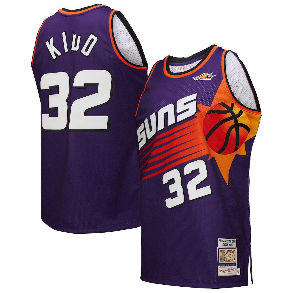 Mdoa P.Sunss #32 Jason Kidd Mitchell & Ness Purple 2000 All-Star Game Authentic Jerseys