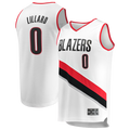 Mdoa PT.Blazers #0 Damian Lillard Fanatics White Fast Break Replica Jerseys - Association Edition