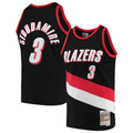 Mdoa PT.Blazers #3 Damon Stoudamire Mitchell & Ness Black 1999-2000 Hardwood Classics Swingman Jerseys