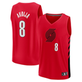 Mdoa PT.Blazers #8 Deni Avdija Fanatics Red Fast Break Player Jerseys - Statement Edition