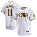 Mdoa S.Diego Padres #11 Yu Darvish Player White Home Limited Stitched Jerseys
