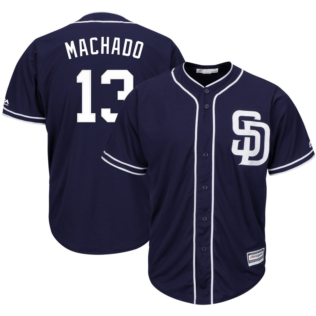Mdoa S.Diego Padres #13 Manny Machado Player Navy Cool Base Game Stitched Jerseys