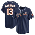 Mdoa S.Diego Padres #13 Manny Machado Player Navy Cooperstown Collection Limited Home Stitched Jerseys