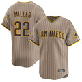Mdoa S.Diego Padres #22 Mason Miller Player Khaki Home Limited Stitched Jerseys
