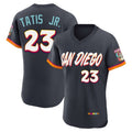 Mdoa S.Diego Padres #23 Fernando Tatis Jr Player Obsidian 2026 City Connect Home Elite T-shirt Stitched Jerseys