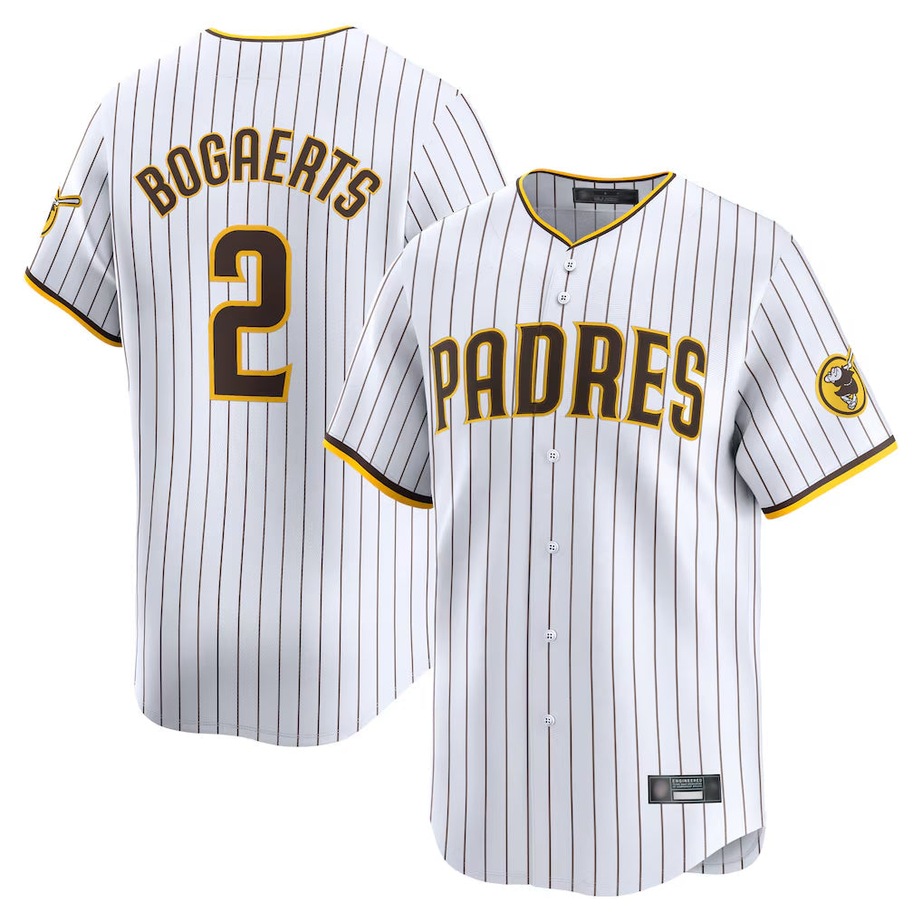 Mdoa S.Diego Padres #2 Xander Bogaerts Player White Home Limited Stitched Jerseys