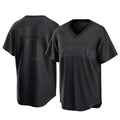 Mdoa S.Diego Padres #3 Jackson Merrill Player Black Pitch Fashion Game T-shirt Stitched Jerseys