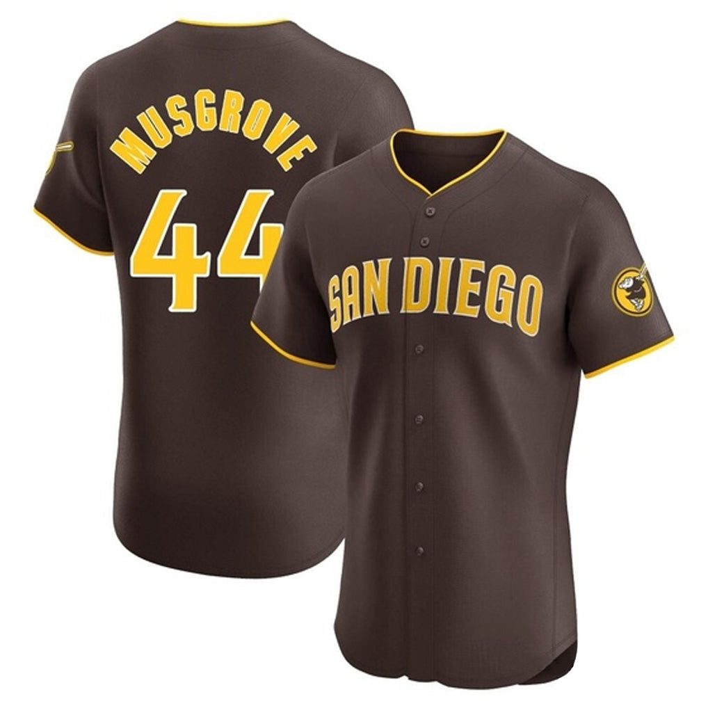 Mdoa S.Diego Padres #44 Joe Musgrove Player Brown Home Limited Elite Stitched Jerseys