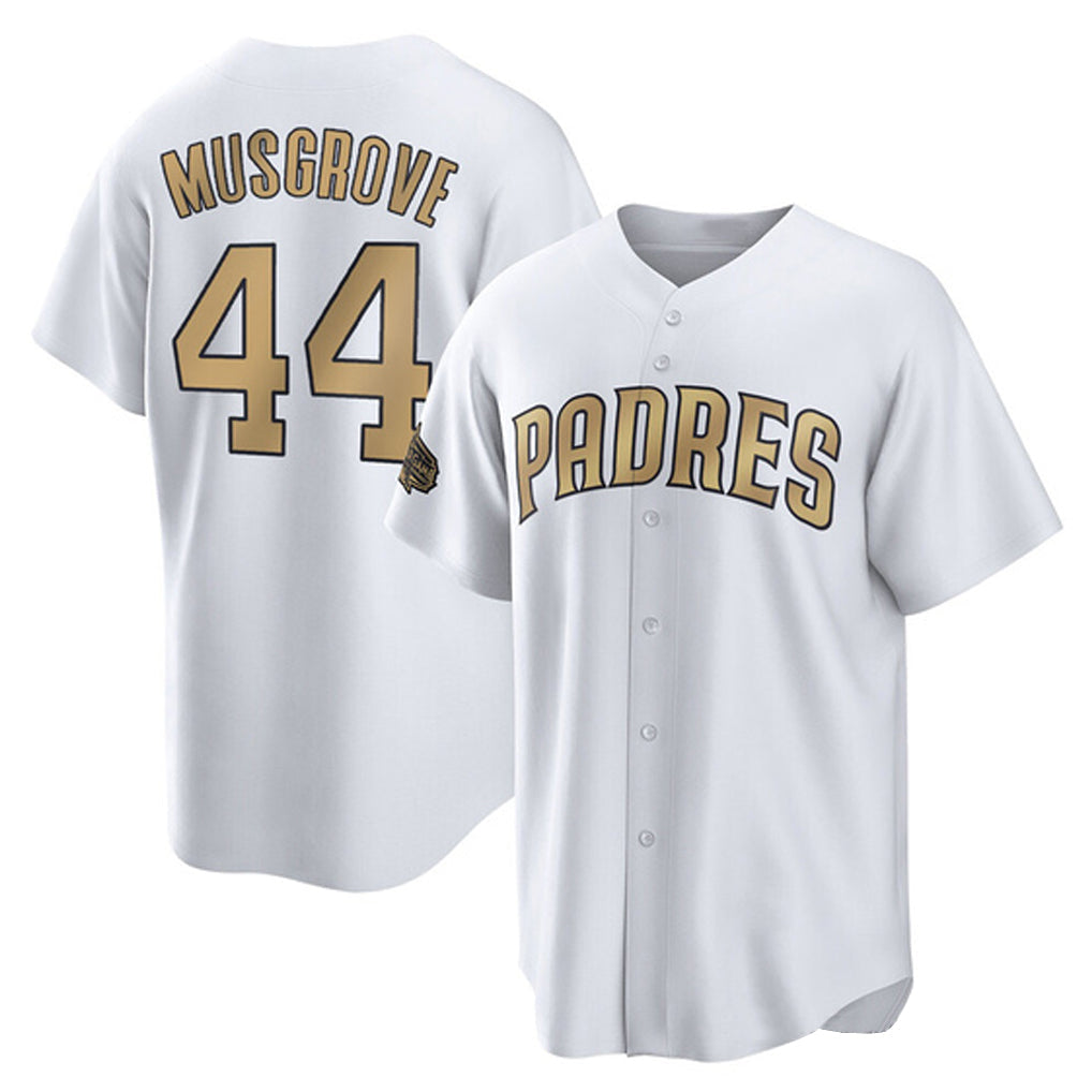 Mdoa S.Diego Padres #44 Joe Musgrove Player Gold All-Star Home Game Stitched Jerseys
