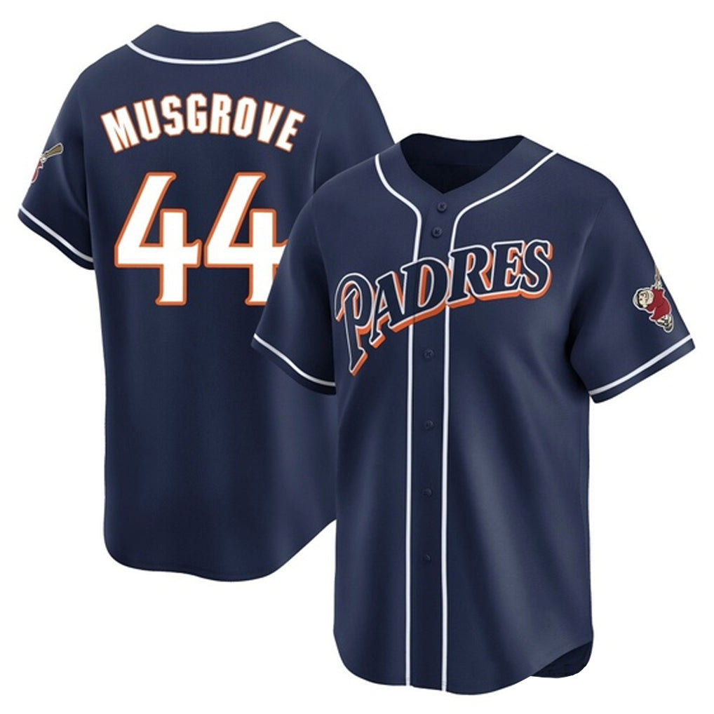 Mdoa S.Diego Padres #44 Joe Musgrove Player Navy Cooperstown Collection Limited Home Stitched Jerseys