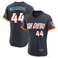 Mdoa S.Diego Padres #44 Joe Musgrove Player Obsidian 2026 City Connect Home Limited Elite T-shirt Stitched Jerseys