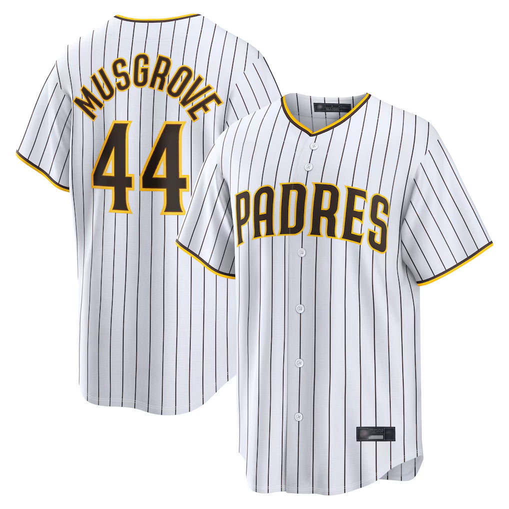 Mdoa S.Diego Padres #44 Joe Musgrove Player White Home Limited Stitched Jerseys
