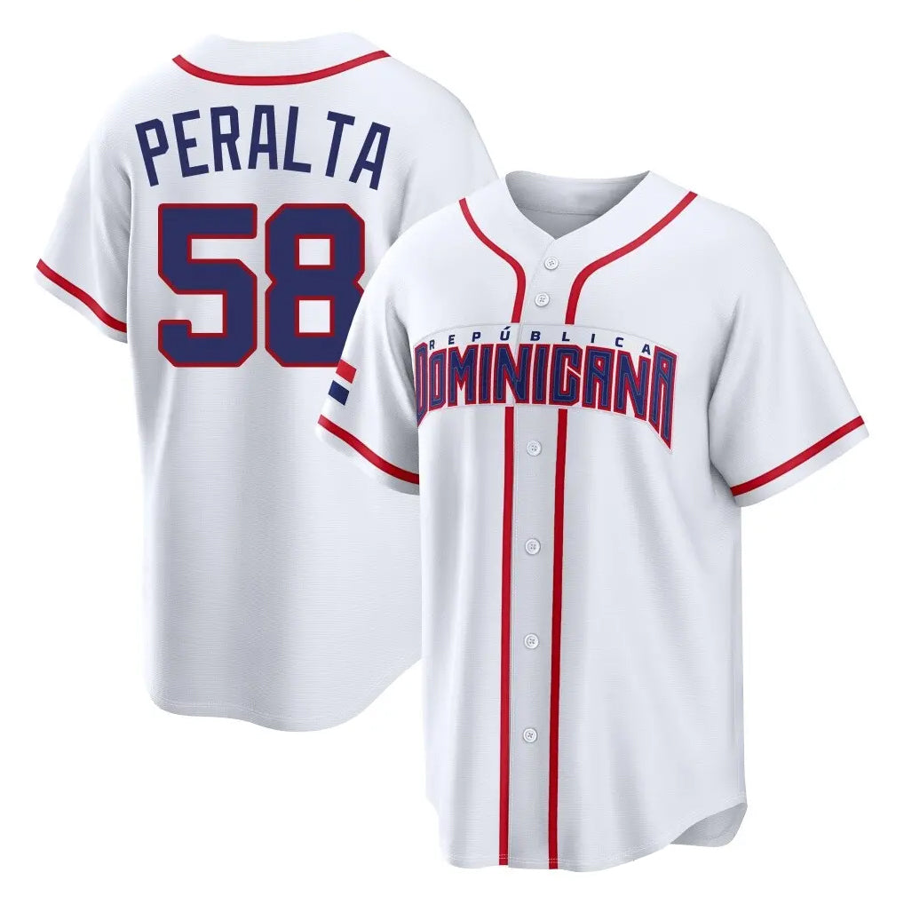 Mdoa S.Diego Padres #58 Wandy Peralta Player White 2026 World Classic Home Limited Stitched Jerseys