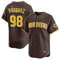 Mdoa S.Diego Padres #98 Randy Vasquez Player Brown Home Limited Stitched Jerseys