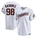 Mdoa S.Diego Padres #98 Randy Vasquez Player White Cooperstown Collection Limited Home Stitched Jerseys