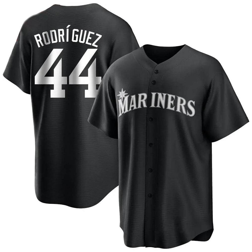 Mdoa S.Mariners #44 Julio Rodriguez Player Black Home Limited Stitched Jerseys