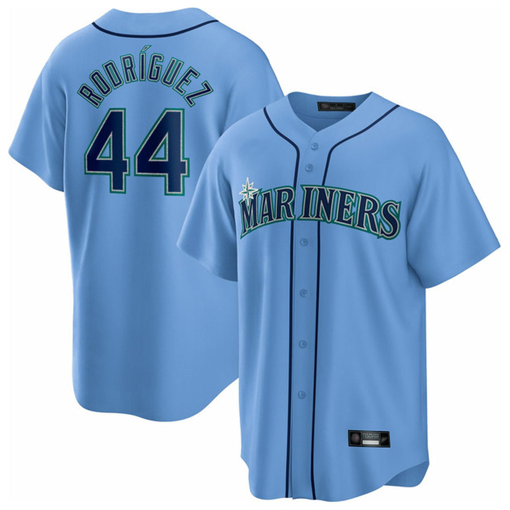 Mdoa S.Mariners #44 Julio Rodriguez Player Light Blue Home Limited Stitched Jerseys