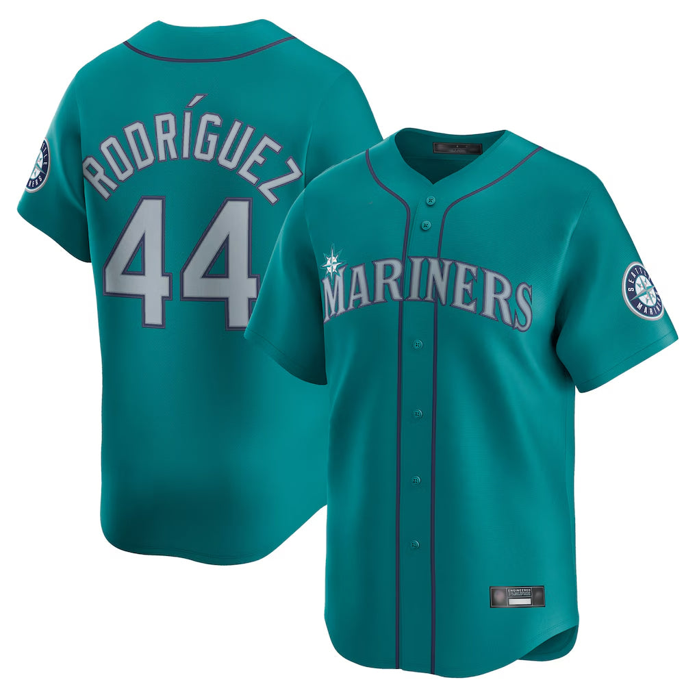 Mdoa S.Mariners #44 Julio Rodriguez Player Teal Home Limited Stitched Jerseys