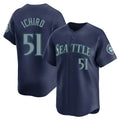 Mdoa S.Mariners #51 Ichiro Suzuki Player Navy Home Limited Stitched Jerseys