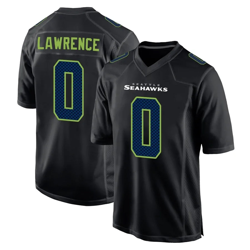 Mdoa S.Seahawks #0 DeMarcus Lawrence Player Black Limited Fashion Home Game Stitched Jerseys