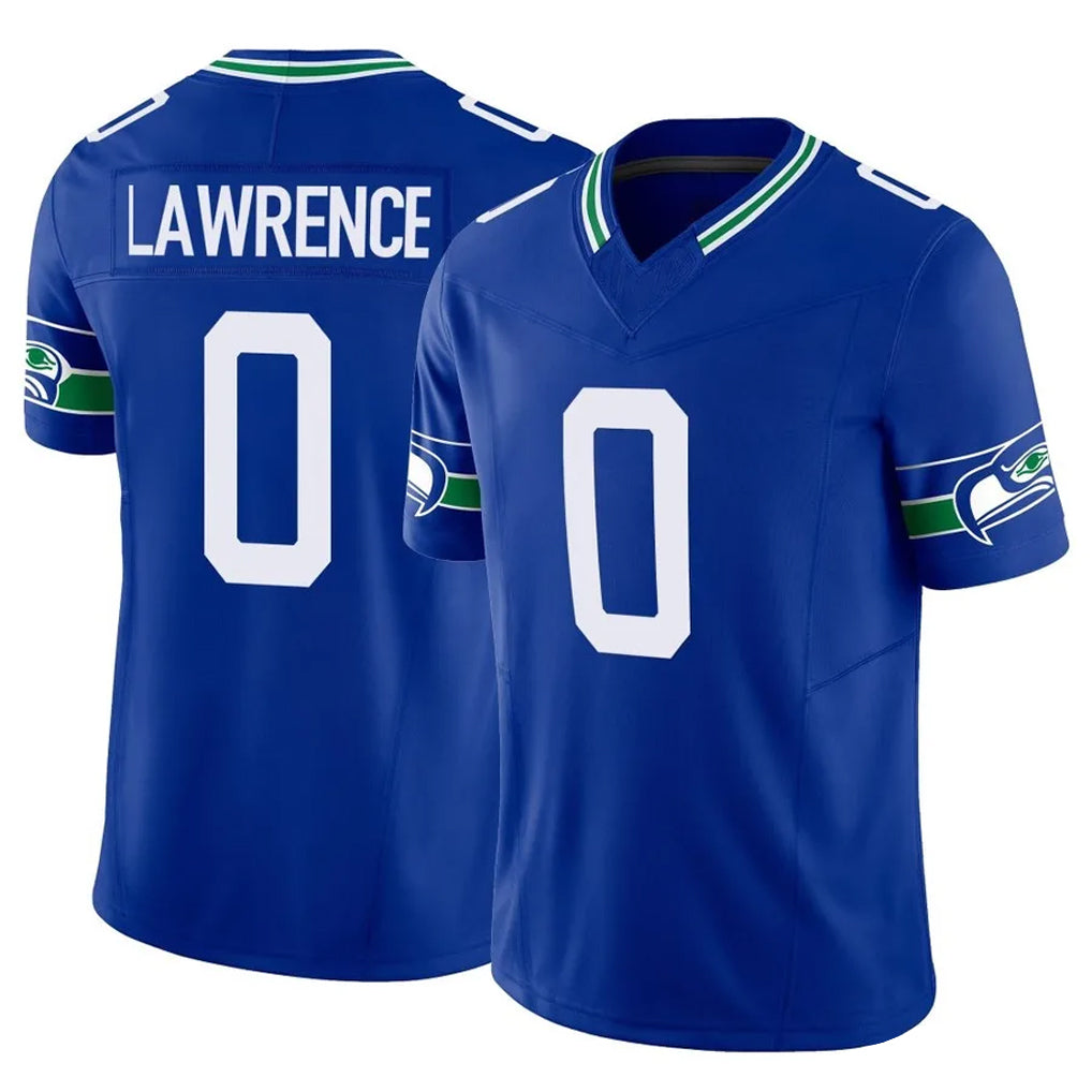 Mdoa S.Seahawks #0 DeMarcus Lawrence Player Royal Limited Throwback Vapor F.U.S.E. Home Game Stitched Jerseys