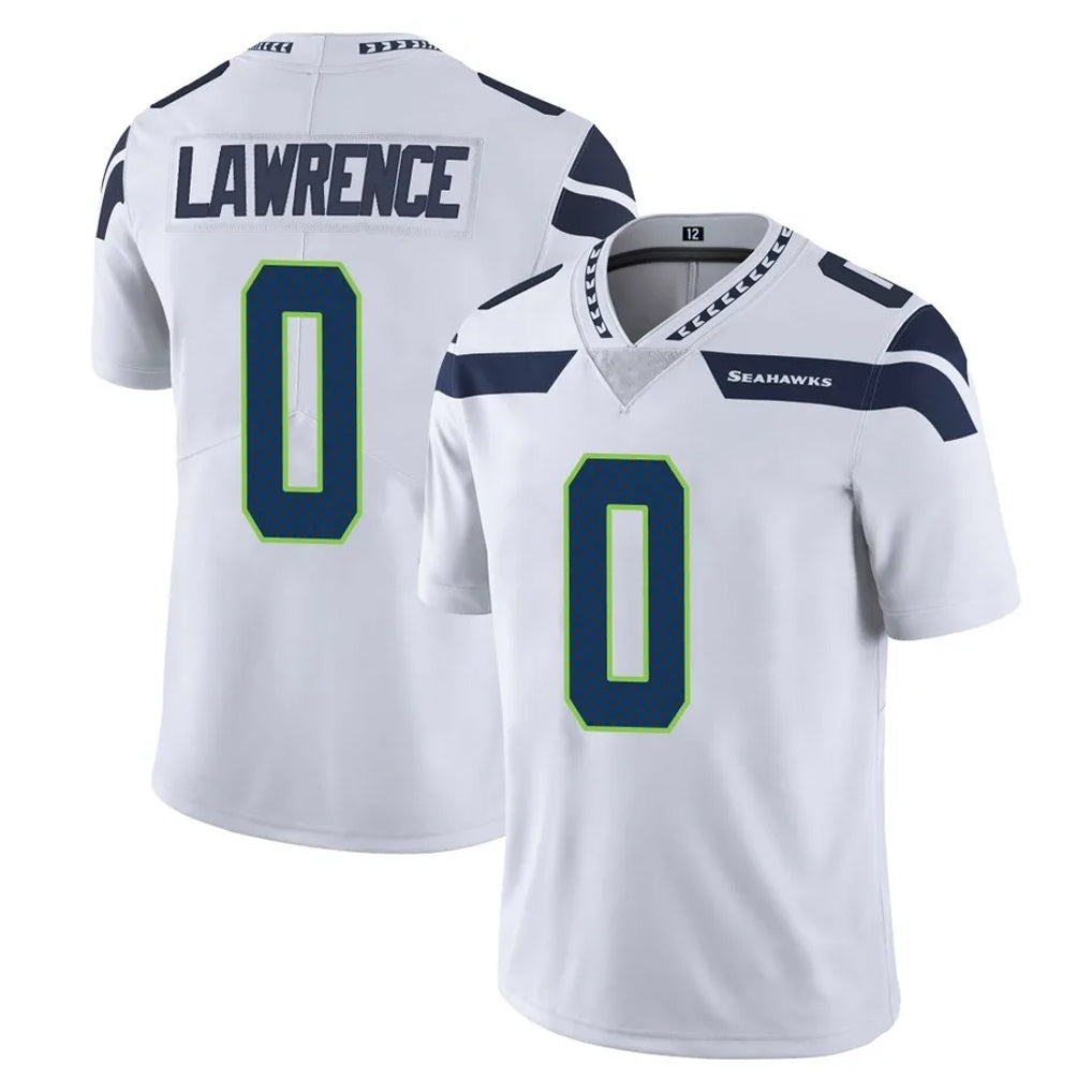 Mdoa S.Seahawks #0 DeMarcus Lawrence Player White Limited Vapor Untouchable Home Game Stitched Jerseys