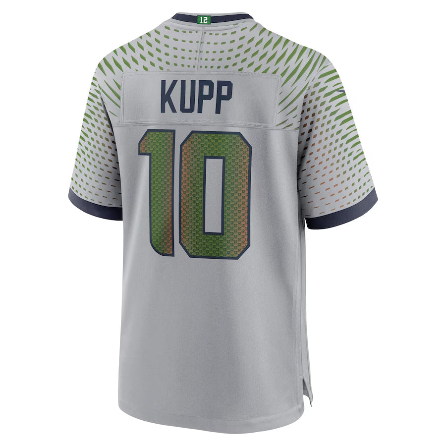 Mdoa S.Seahawks #10 Cooper Kupp Player Gray Rivalries Collection Game Stitched Jerseys
