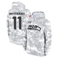 Mdoa S.Seahawks #11 Jaxon Smith-Njigba Player Arctic Camo Limited Salute to Service Pullover Hoodies Game Stitched Jerseys