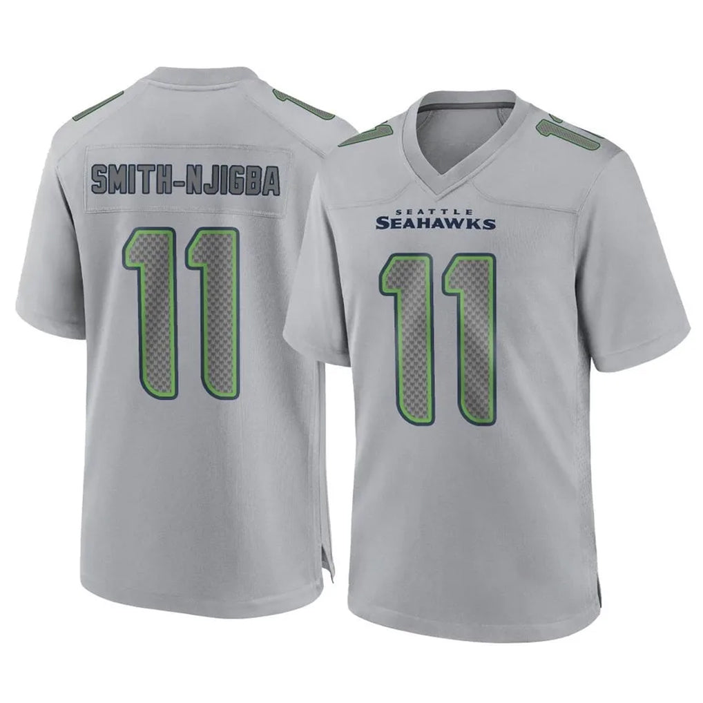 Mdoa S.Seahawks #11 Jaxon Smith-Njigba Player Gray Atmosphere Fashion Home Game Stitched Jerseys