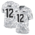 Mdoa S.Seahawks #12 12th Fan Player Arctic Camo Limited Salute To Service Home Game Stitched Jerseys