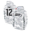 Mdoa S.Seahawks #12 12th Fan Player Arctic Camo Limited Salute to Service Pullover Hoodies Game Stitched Jerseys