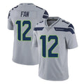 Mdoa S.Seahawks #12 12th Fan Player Gray Limited Vapor Untouchable Home Game Stitched Jerseys