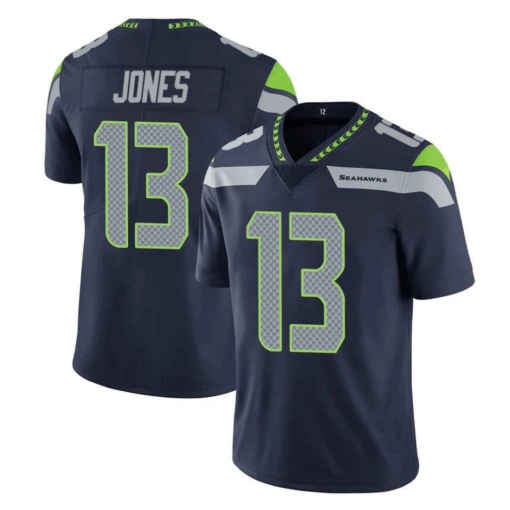 Mdoa S.Seahawks #13 Ernest Jones IV Player Navy Limited Vapor Untouchable Home Game Stitched Jerseys