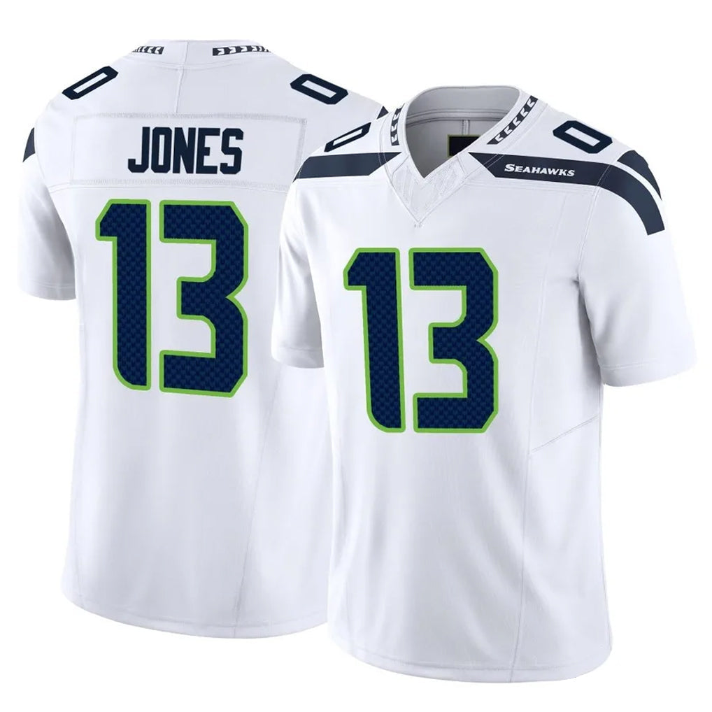 Mdoa S.Seahawks #13 Ernest Jones IV Player White Limited Vapor F.U.S.E. Home Game Stitched Jerseys