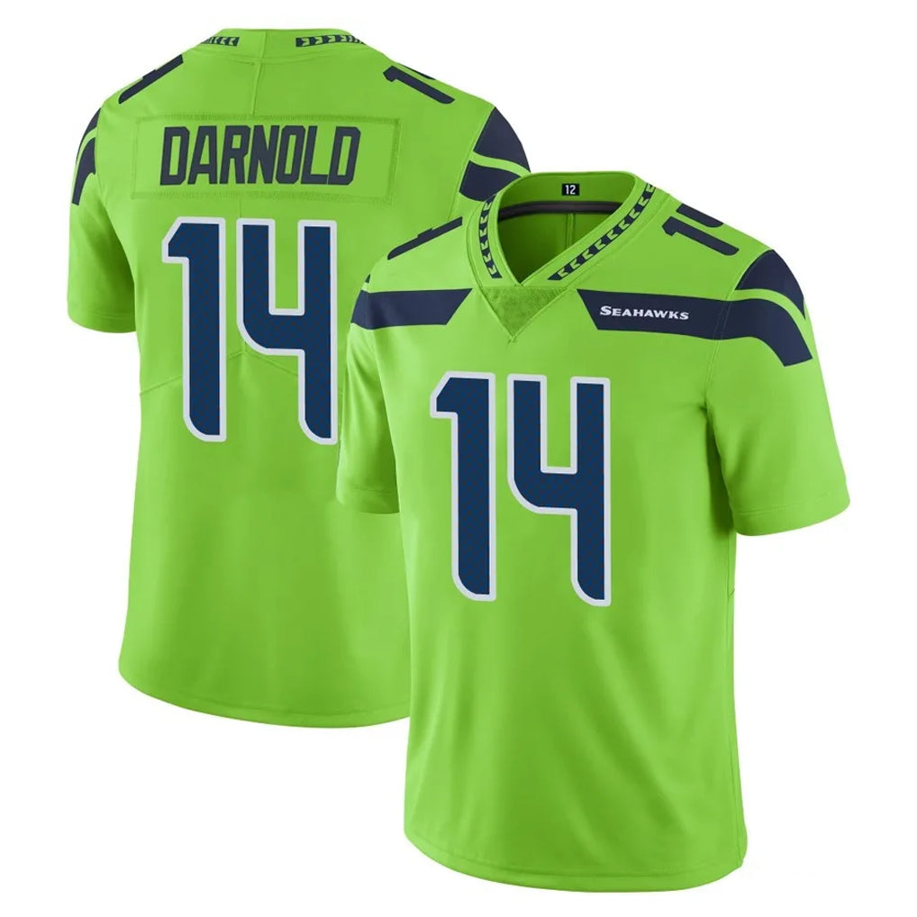 Mdoa S.Seahawks #14 Sam Darnold Player Green Limited Color Rush Home Game Stitched Jerseys