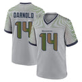 Mdoa S.Seahawks #14 Sam Darnold Player Grey 2025 Rivalries Collection Home Game Stitched Jerseys