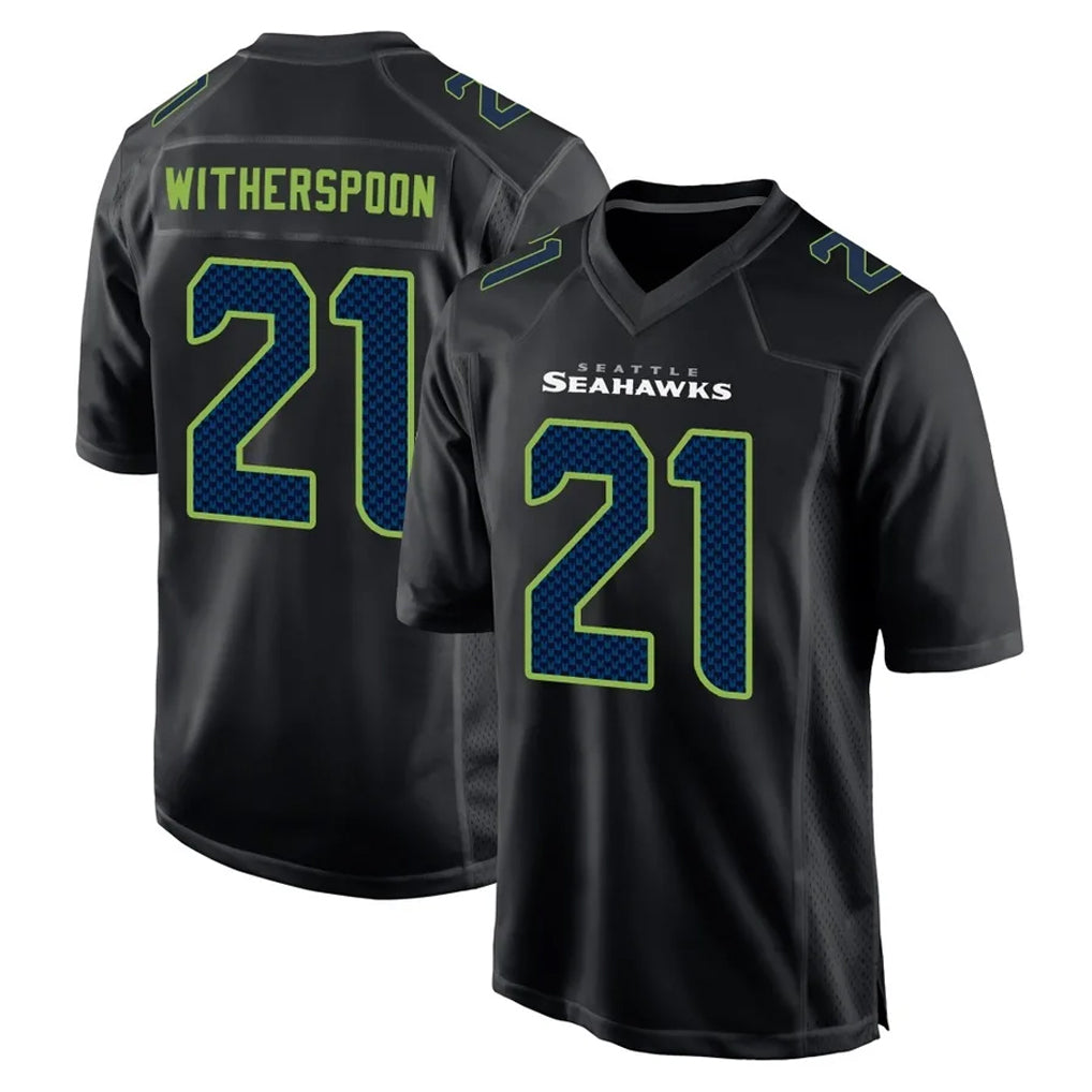 Mdoa S.Seahawks #21 Devon Witherspoon Player Black Limited Fashion Home Game Stitched Jerseys
