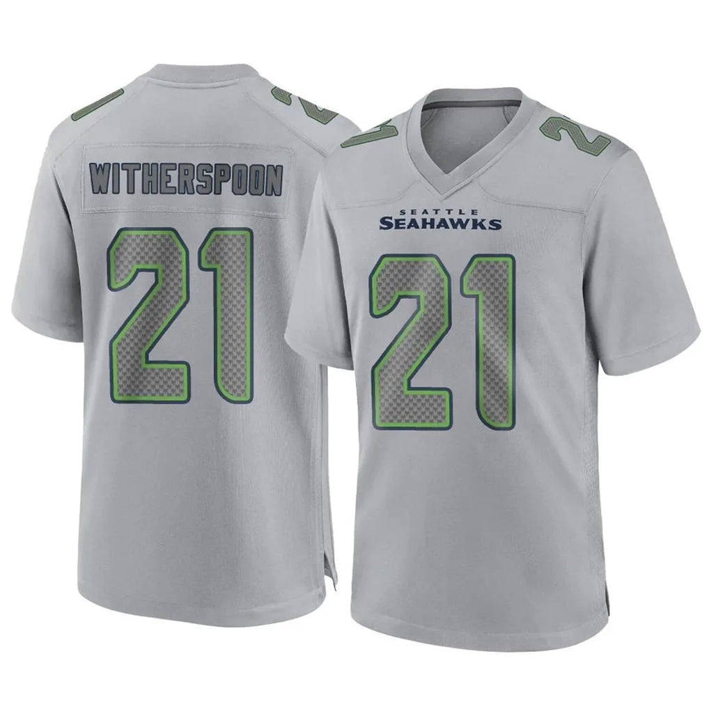 Mdoa S.Seahawks #21 Devon Witherspoon Player Gray Atmosphere Fashion Home Game Stitched Jerseys