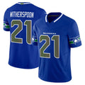 Mdoa S.Seahawks #21 Devon Witherspoon Player Royal Rivalries Vapor Limited Home Game Stitched Jerseys
