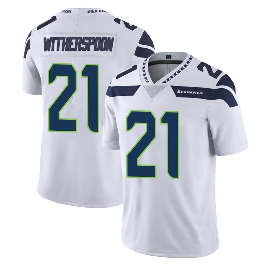 Mdoa S.Seahawks #21 Devon Witherspoon Player White Limited Vapor Untouchable Home Game Stitched Jerseys